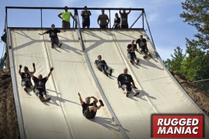 The giant slide was a lot of fun!